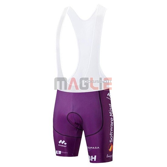 Maglia Burgos BH Manica Corta 2019 Viola Rosso